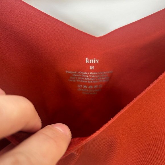 Red Knix bodysuit (size medium) - Picture 3 of 3